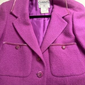 CHANEL PINK JACKET 38